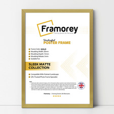 Black Thin Picture Frames A2 A3 A4 A5 White Poster Frames OAK WALNUT Photo Frame