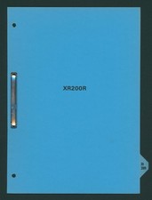 Honda XR200R (81-83) Factory Issue Set-Up Instructions XR 200 R ME04 Enduro FV90