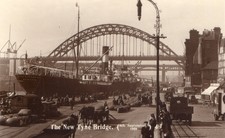 NEWCASTLE UPON TYNE. NEW TYNE BRIDGE # 49 IN MONARCH SERIES BY R.JOHNSTON & SON