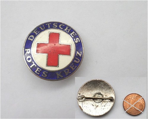 Vintage german red cross badge - vintage,