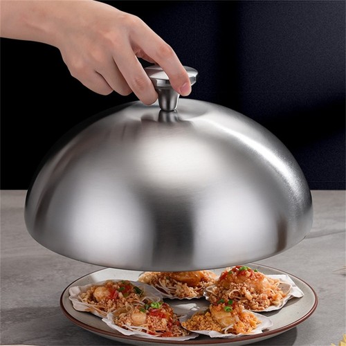 Metal plate dome food cover - dome,