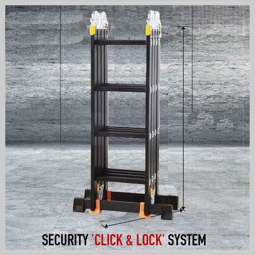 Folding ladder aluminium - ladder,
