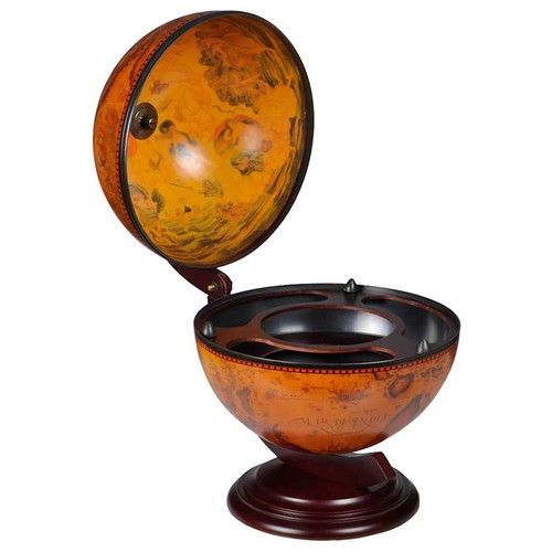 Tabletop globe bar - wine, stand