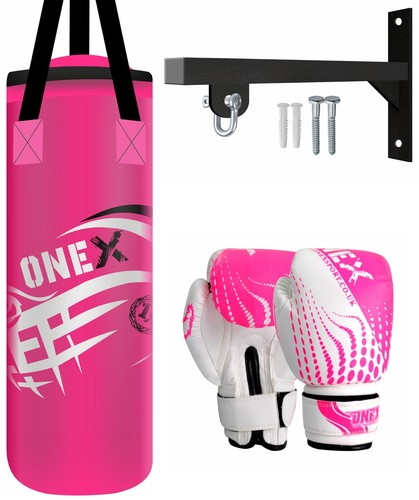 Punch bag kids with - punch, gloves