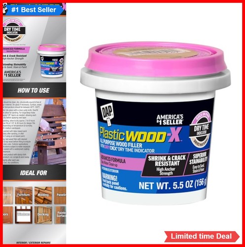 Stainable latex wood - wood, filler