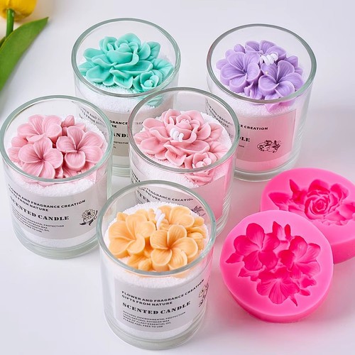 Flower silicone candle - flower, mold