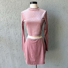 Trixxi Clothing Pink Velvet