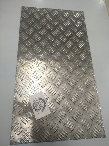 Aluminium tread plate chequer - aluminium,
