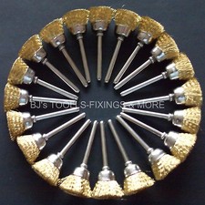 20 BRASS WIRE CUP BRUSHES
