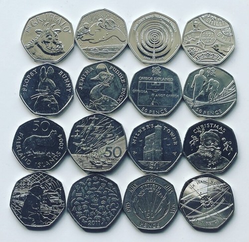 Rare 50p coins - 50p, olympic