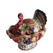 Vtg Fitz &Floyd Autumn Bounty