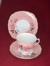 Colclough pink trio set