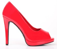 Womens Mens Peep Toe