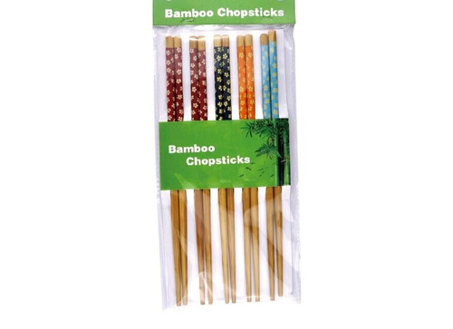 Reusable bamboo chopsticks - bamboo,