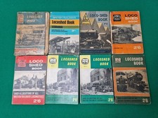 8 x Vintage Ian Allan ABC Locoshed Books Railway Ephemera A/F