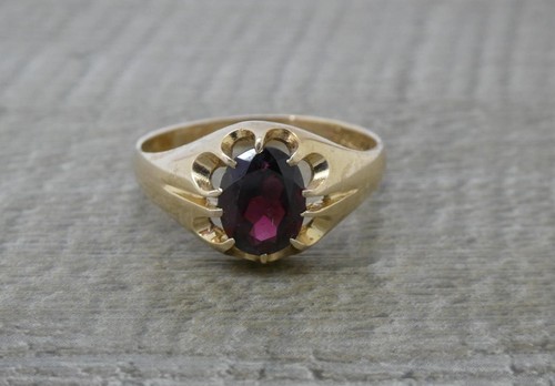 Vintage 9ct yellow - gold, men's