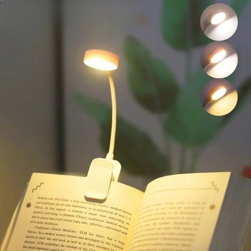 Led clip book light - led, on