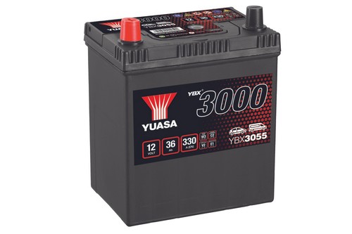 Yuasa car battery 12v 36ah - battery,