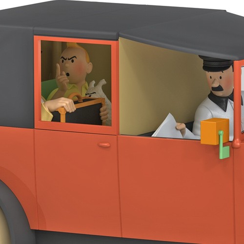 Voiture tintin model car - tintin,