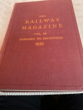 The Railway Magazine 1950 Whole Year bound Volume.