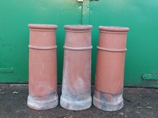 Old Antique chimney pots Large ,Terracotta 1900 period