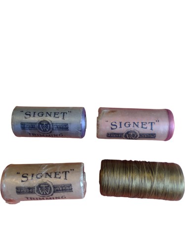 Signet sewing thread spools - signet,