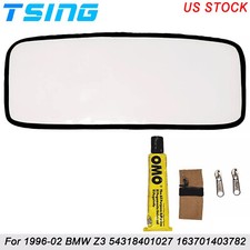 Plastic Rear Window 54318401027 For 1996-02 BMW Z3 transparent Fold 163701403782