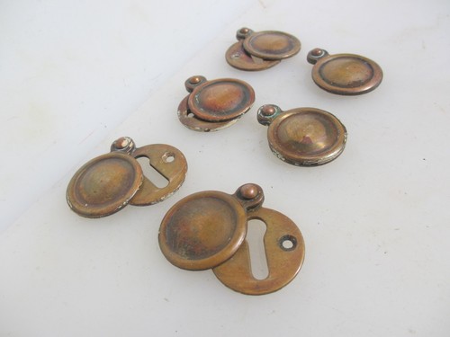 Vintage bronze keyhole - vintage,