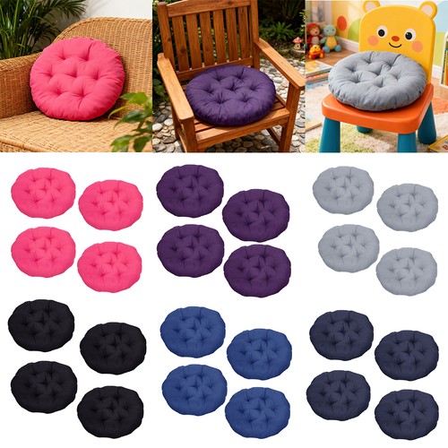 Solid round chair seat pad - solid,