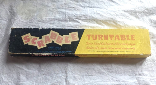Vintage scrabble turntable - ,