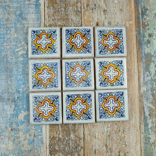 Ceramic mexican tiles - 9,