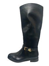Lauren by Ralph Lauren Brooke Leather Riding Boots UK 7 US 9 EU 40.5 REF D81-