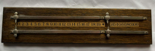 Vintage wooden metal snooker - metal,