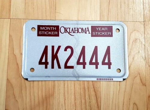 Real oklahoma license - oklahoma, plate