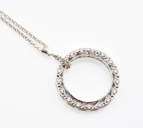 Tacori filigree diamond circle - tacori,