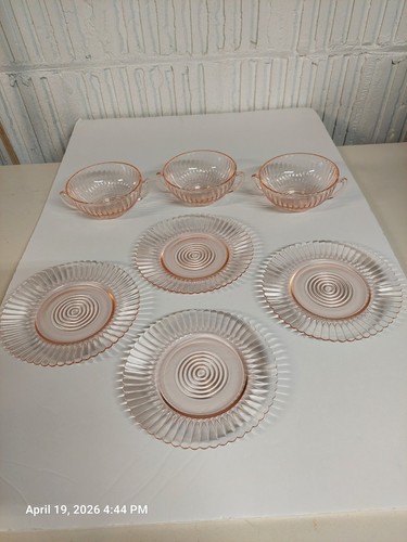 Cream soup bowls plus 6 - 3, 4-6"