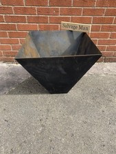 Large Triangle Fire Pit Garden Salvaged Heavy Duty Large Outdoor Fire pit
