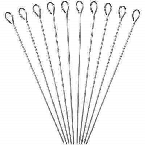 Metal bbq skewers - metal, zinc
