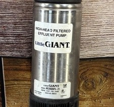 Little Giant High-Head Filtered Effluent Pump 1/2 HP # WE20G05P4-21 | Untested