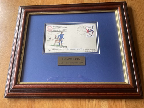 Sir matt busby signed - sir,