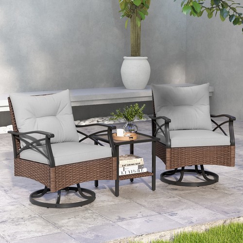 Outdoor swivel rocking chairs - swivel,