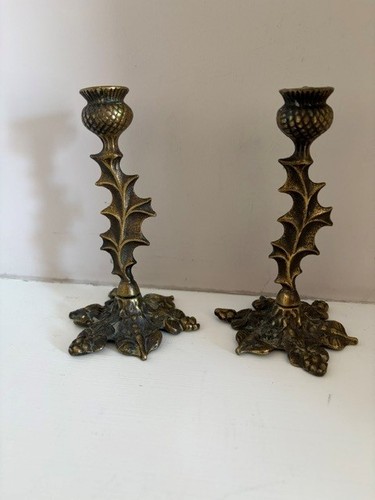 Vintage brass scottish - vintage, thistle
