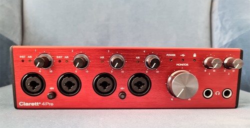 Focusrite clarett 4pre - clarett+,