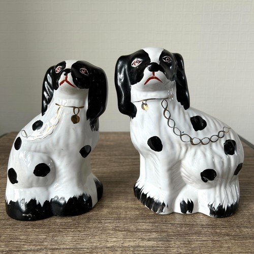 Pair vintage staffordshire - pair,