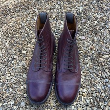 Alfred Sargent Selkirk Veldtschoen Boots, Zug Leather, VGC, UK 10 US 11 EU 44