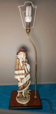 Capodimonte Guiseppe Armani Limited Edition Lady with Fur Lamp without Shade