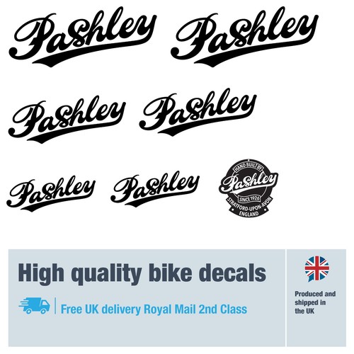 Pashley bike decals - , labels