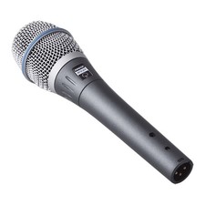 Shure BETA 87A, Supercardioid Vocal Microphone with Swivel Adapter and Carrying/
