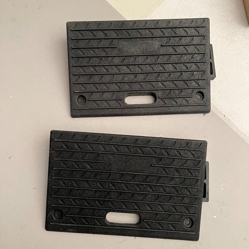 Heavy duty kerb door ramps - 2x,