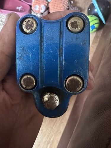 Old school blue bmx - blue, handlebar